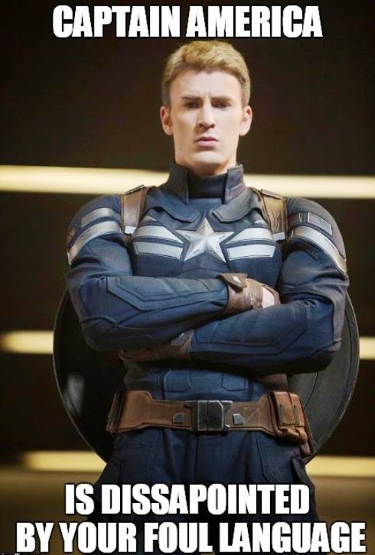 Captain America Is Dissapointed