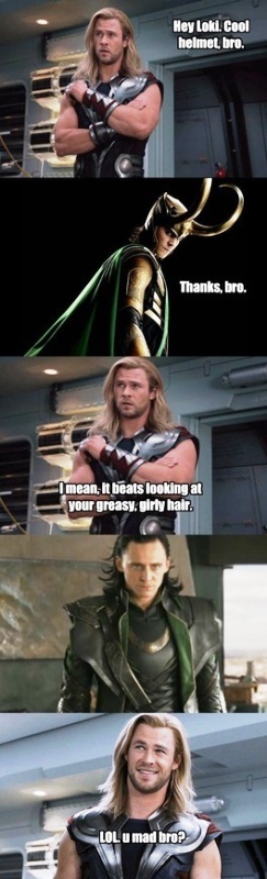 Hey Loki Cool Helmet Bro