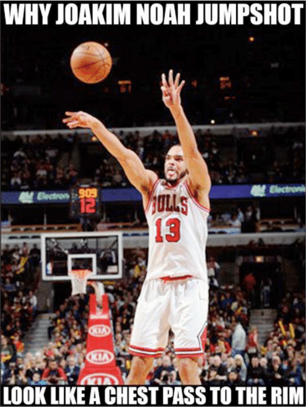 Why Joakim Noah Jumpshot