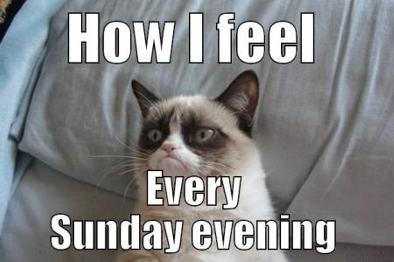 How I Feel Every Sunday Evening