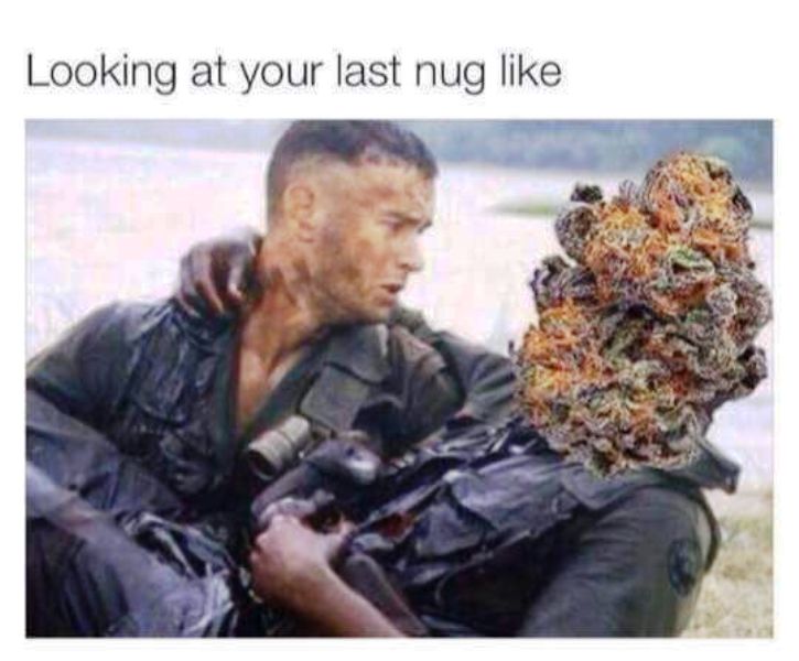 Looking At Your Last Nug Like