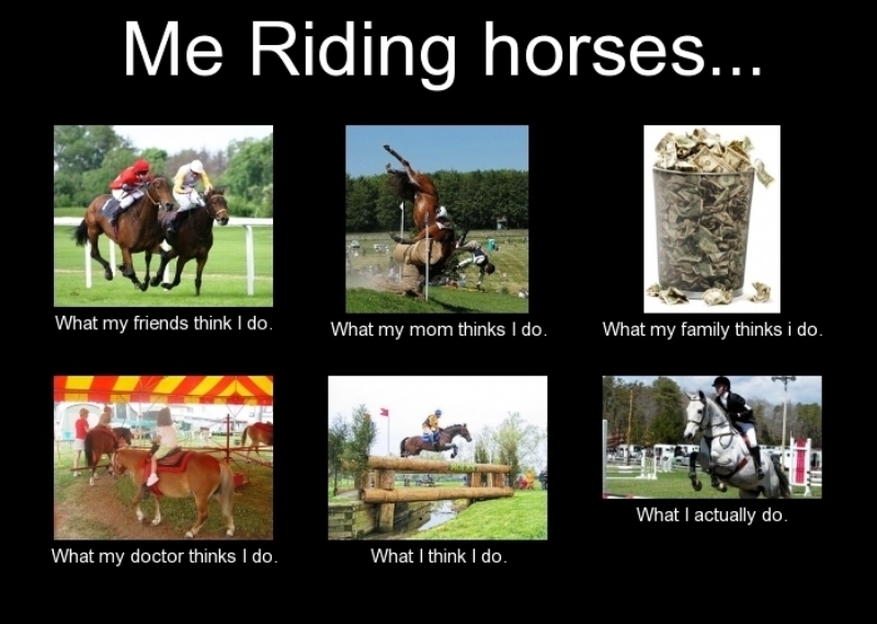 Me Riding Horses