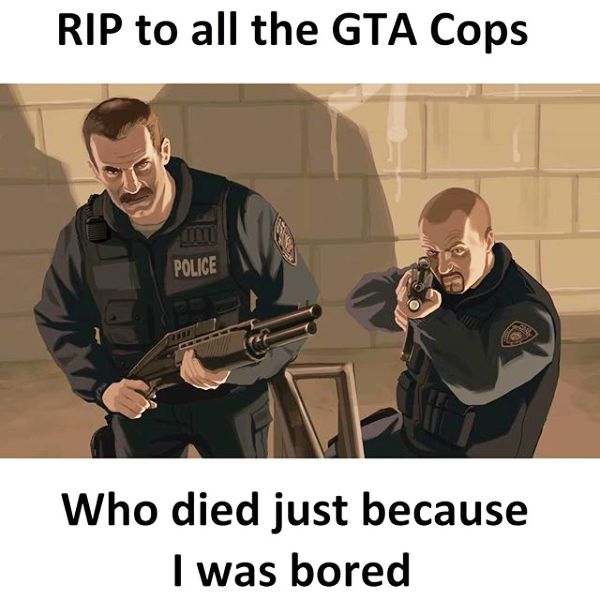 RIP To All The GTA Cops