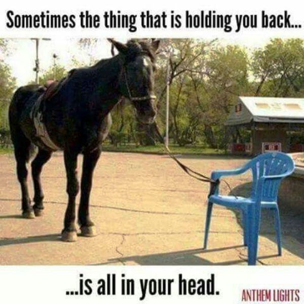 Sometimes The Thing That Is Holding You Back