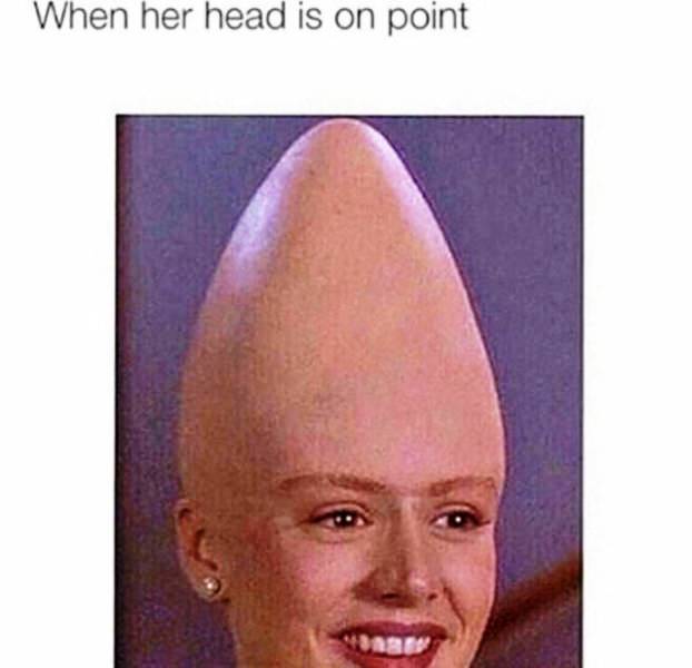 When Her Head Is On Point