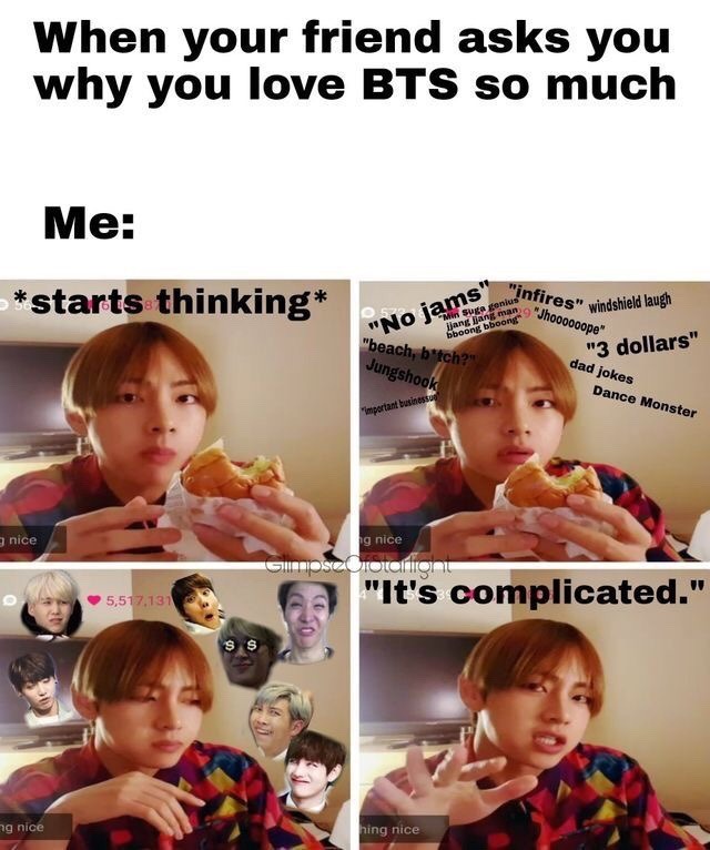 Bts Hilarious Memes8