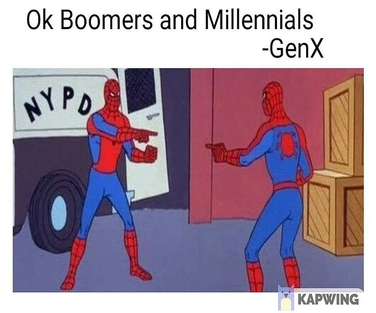 Spider Man Pointing Genx