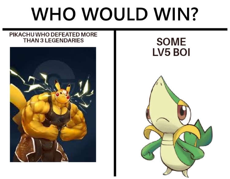 049 Pokemon Buff Pikachu Meme