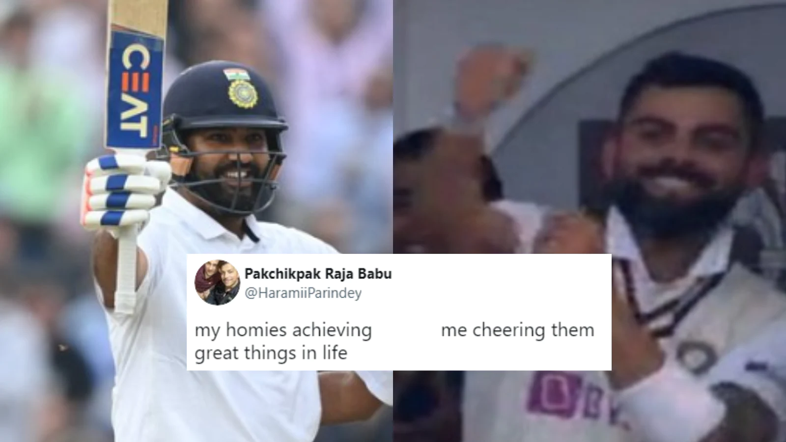 Kohli Reaction Rohit 163081580816x9